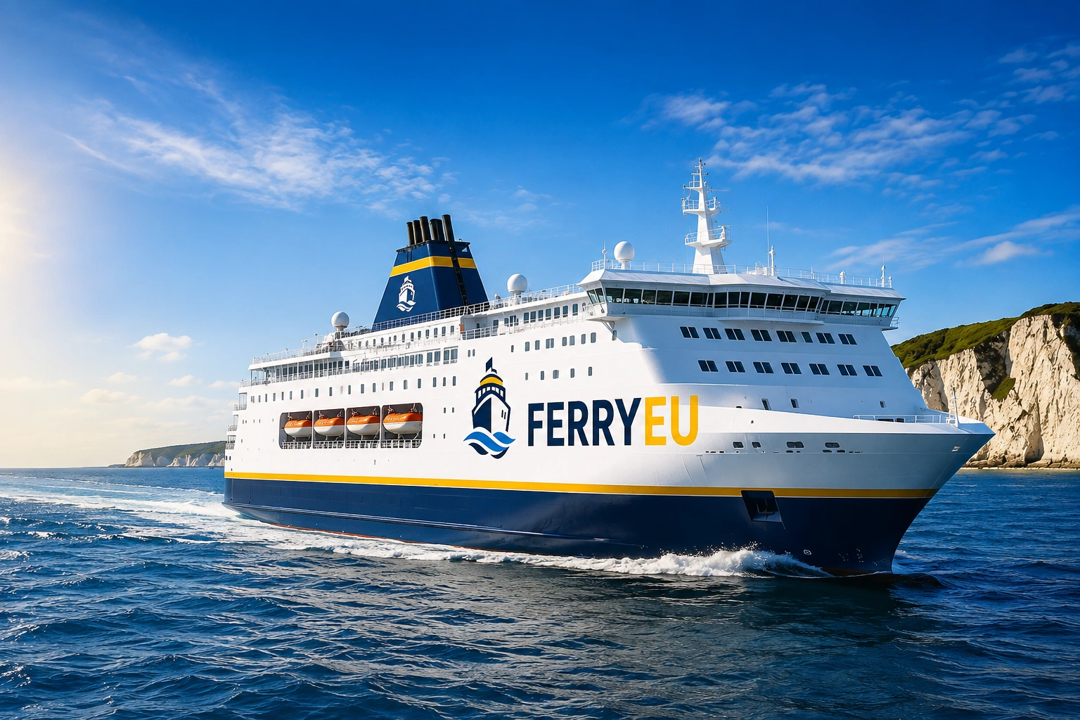 Esplora FerryEU: Ferry At Sea