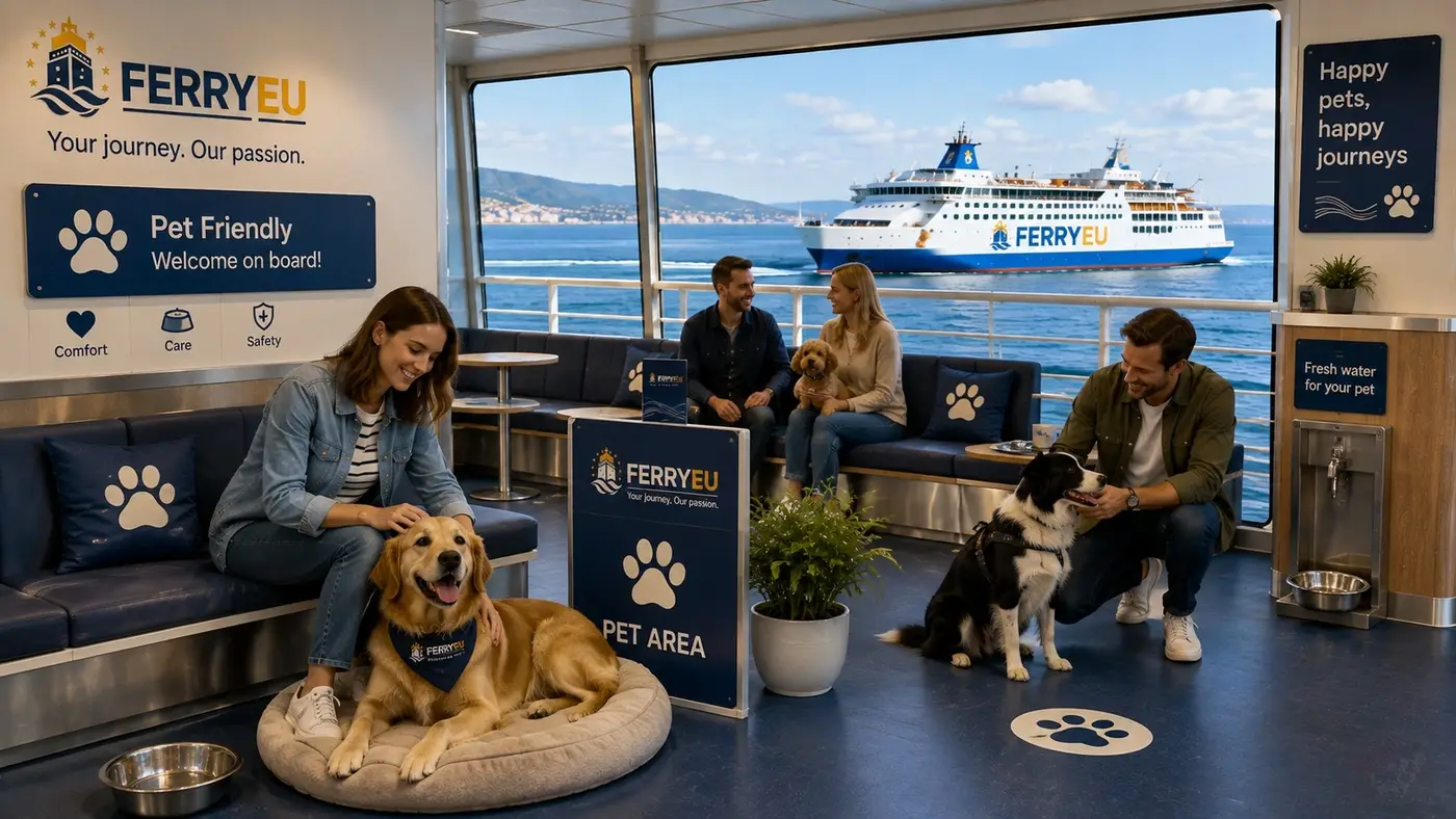 Veicoli, biciclette e animali: traghetto, rotte e servizi passeggeri