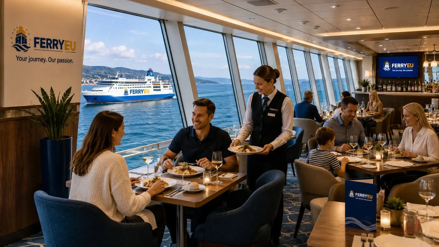 Cosa aspettarsi a bordo: traghetto, rotte e servizi passeggeri