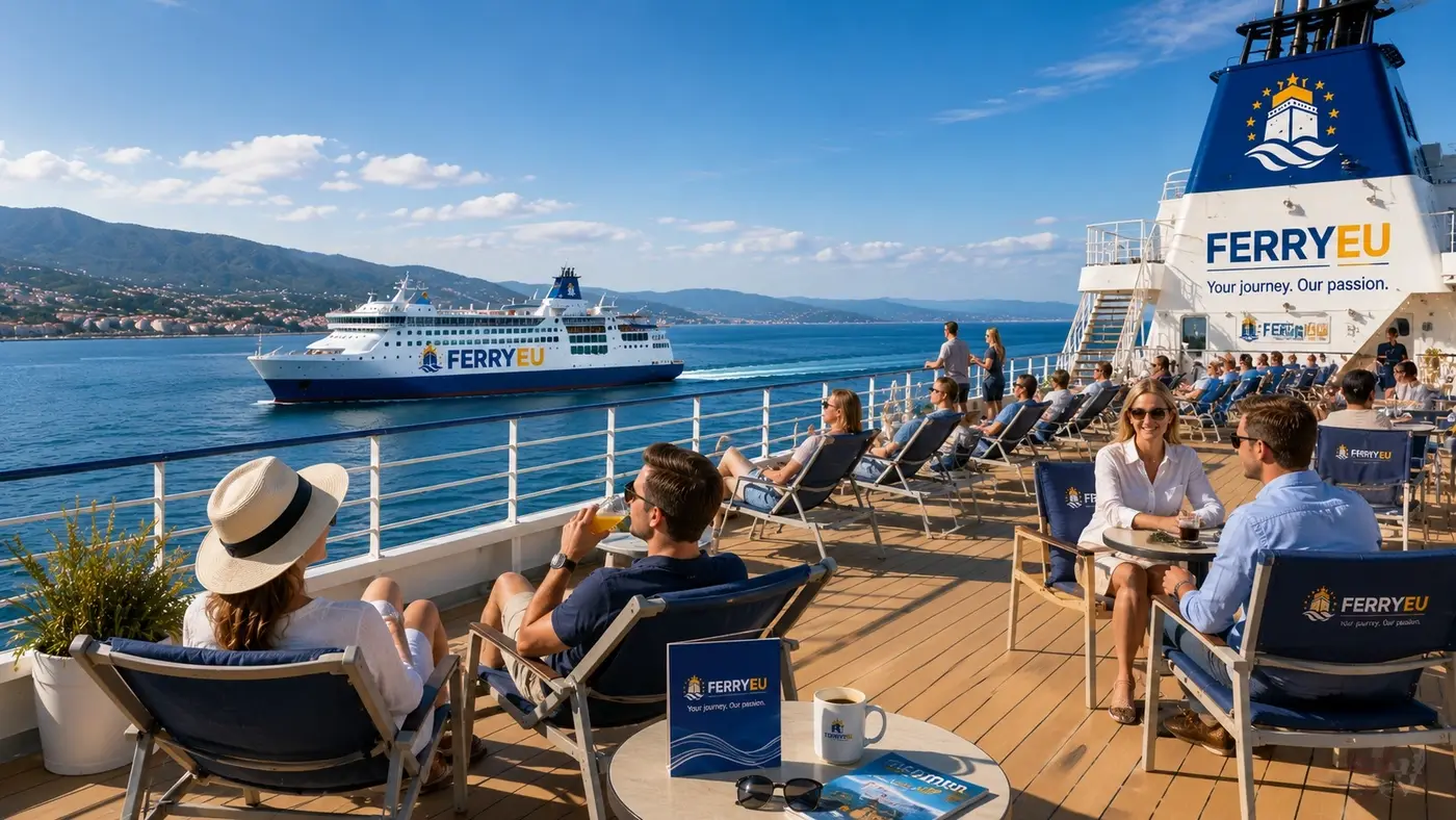 Posti, lounge e cabine: traghetto, rotte e servizi passeggeri