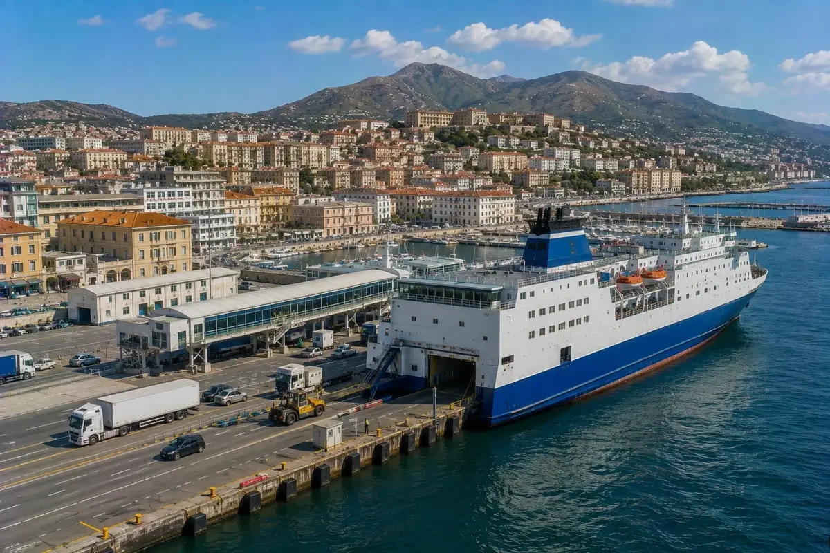 Porto dei traghetti di Bastia