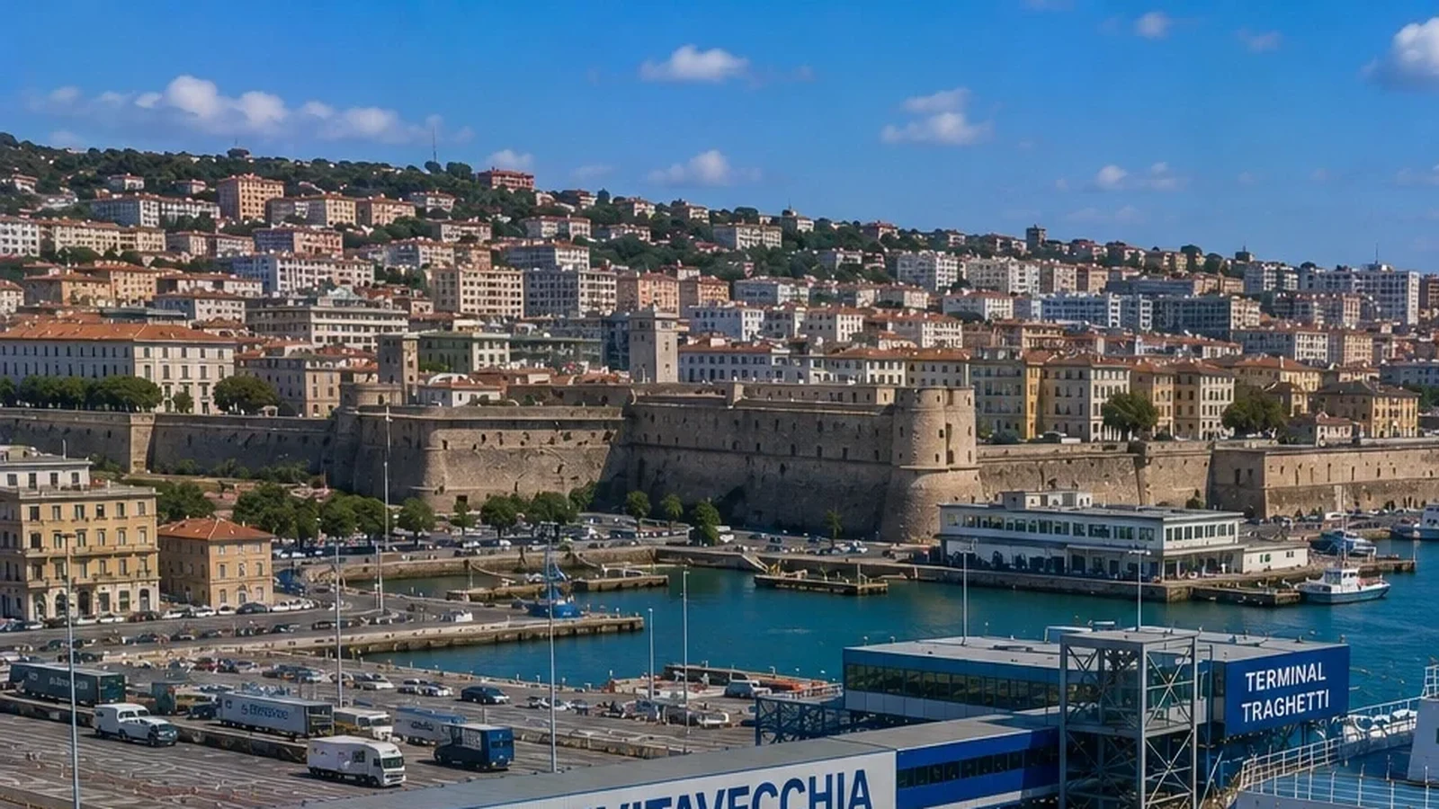 Porto dei traghetti di Civitavecchia: rotta e viaggio in traghetto
