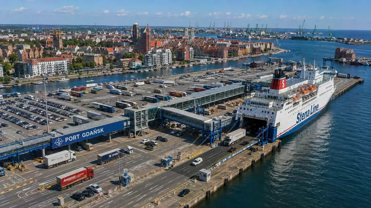 Porto dei traghetti di Gdańsk