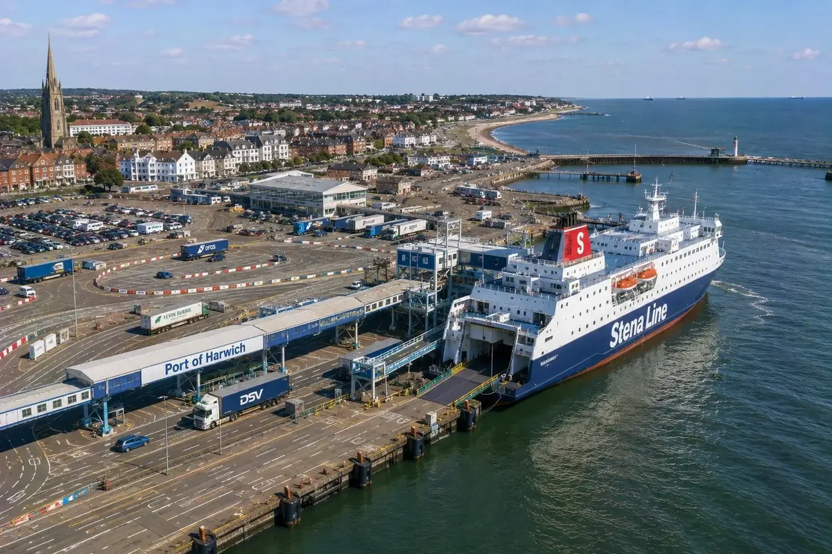 Traghetto Harwich–Hoek van Holland: rotta e viaggio in traghetto