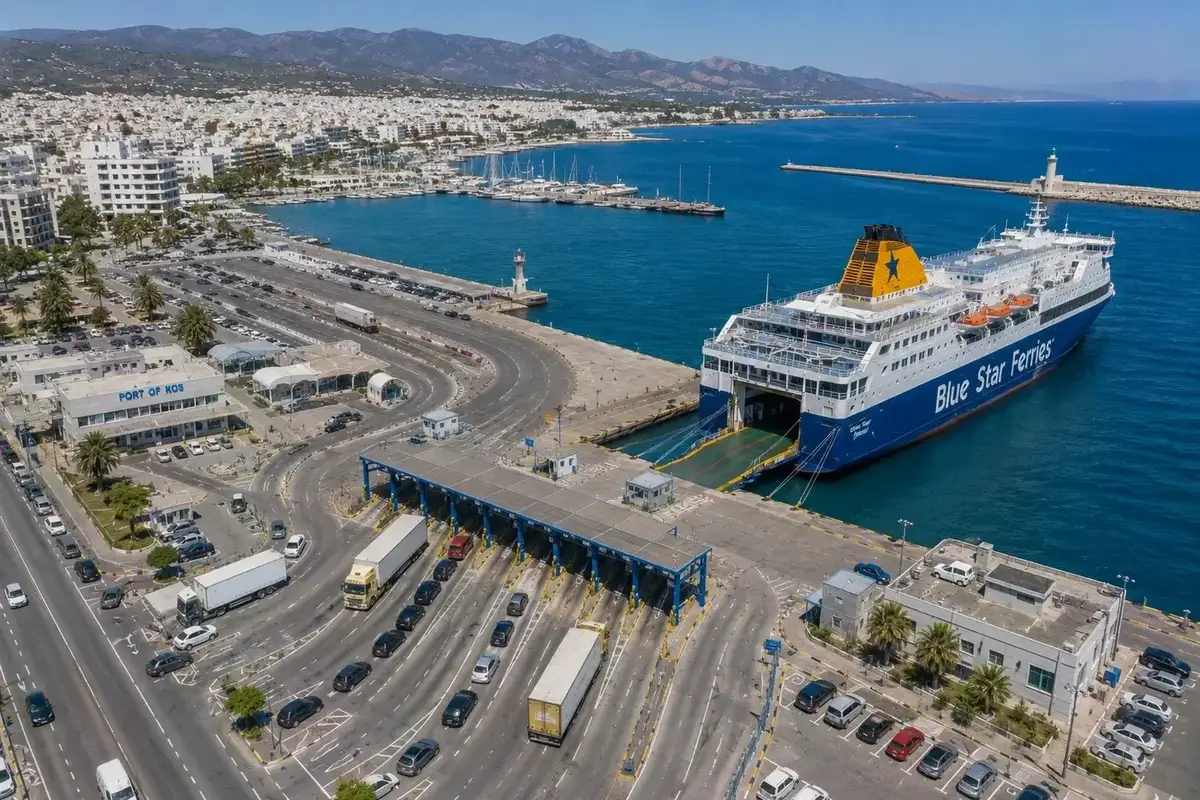 Porto dei traghetti di Kos: rotta e viaggio in traghetto