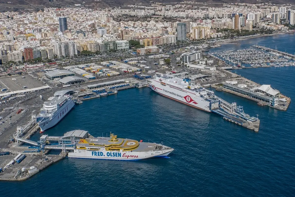 Porto dei traghetti di Las Palmas