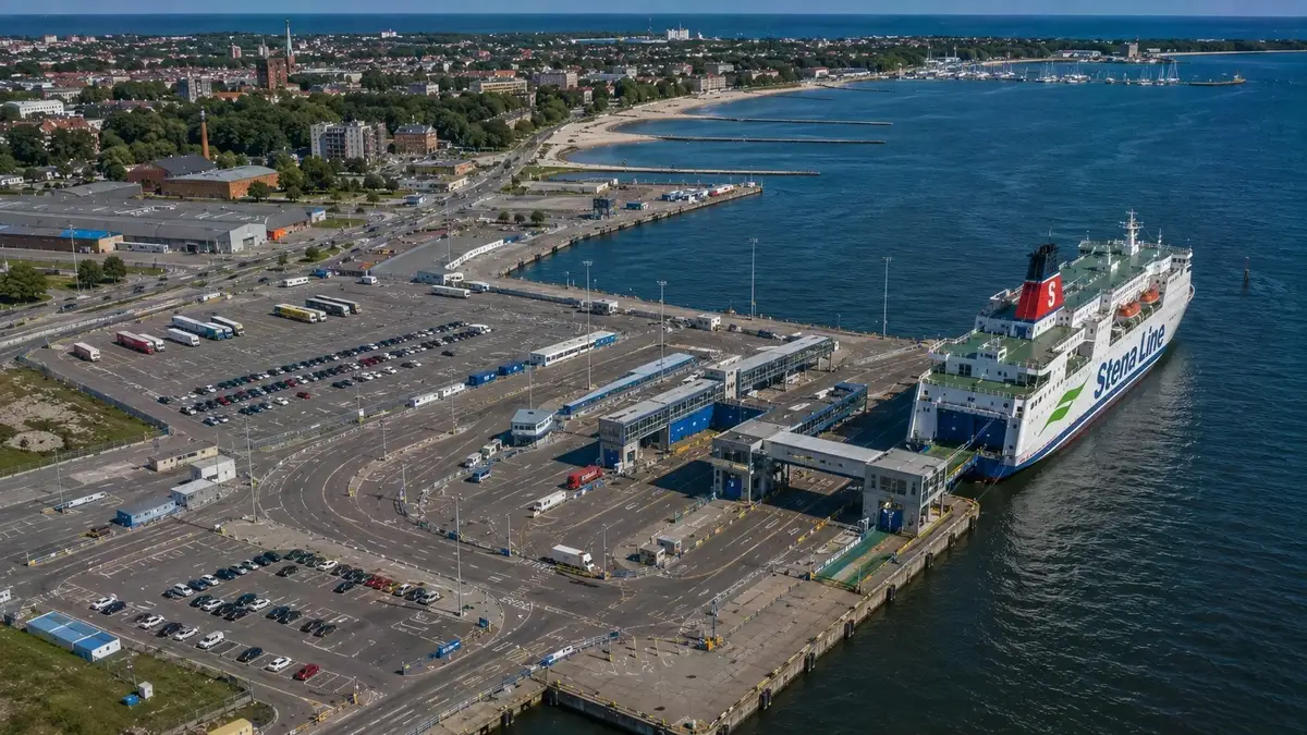 Porto dei traghetti di Liepāja