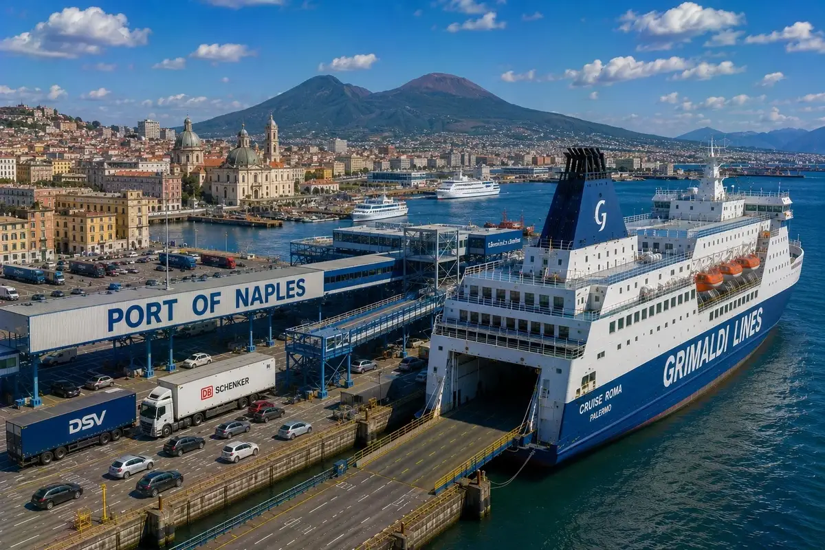 Porto dei traghetti di Napoli