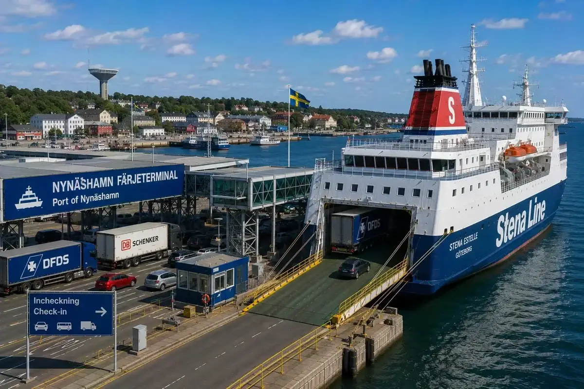 Porto dei traghetti di Nynäshamn