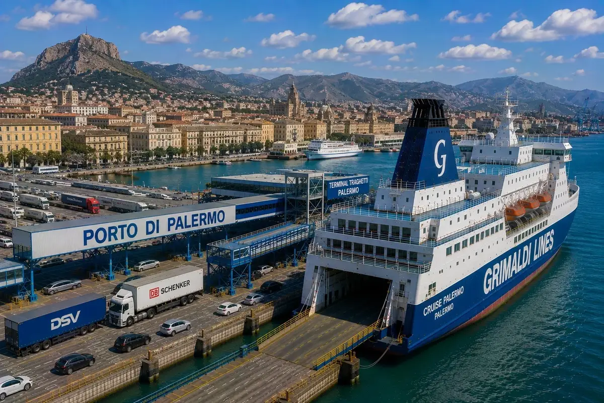 Porto traghetti e aliscafi di Palermo
