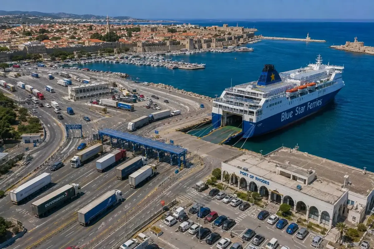 Porto dei traghetti di Rodi: rotta e viaggio in traghetto