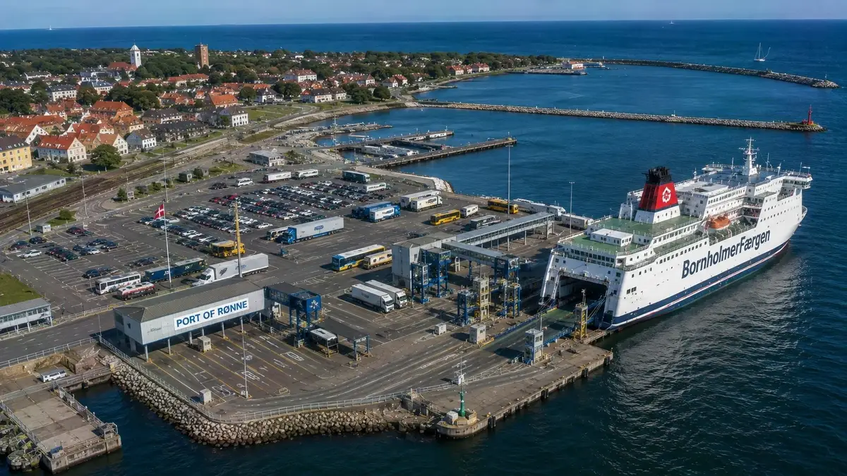 Porto dei traghetti di Rønne: rotta e viaggio in traghetto