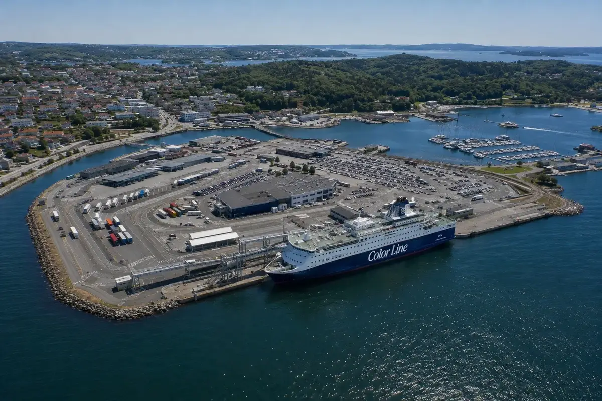 Porto dei traghetti di Sandefjord