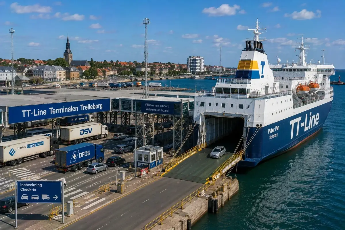 Trelleborg: traghetto, rotte e servizi passeggeri