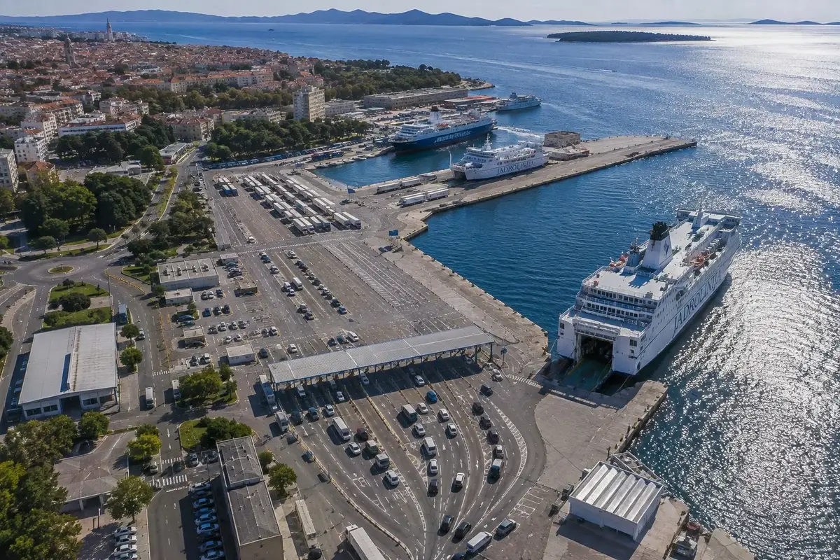 Traghetto da Ancona a Zadar: rotta e viaggio in traghetto
